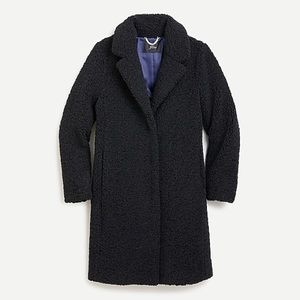 JCrew - Teddy Sherpa Coat - Black - Large